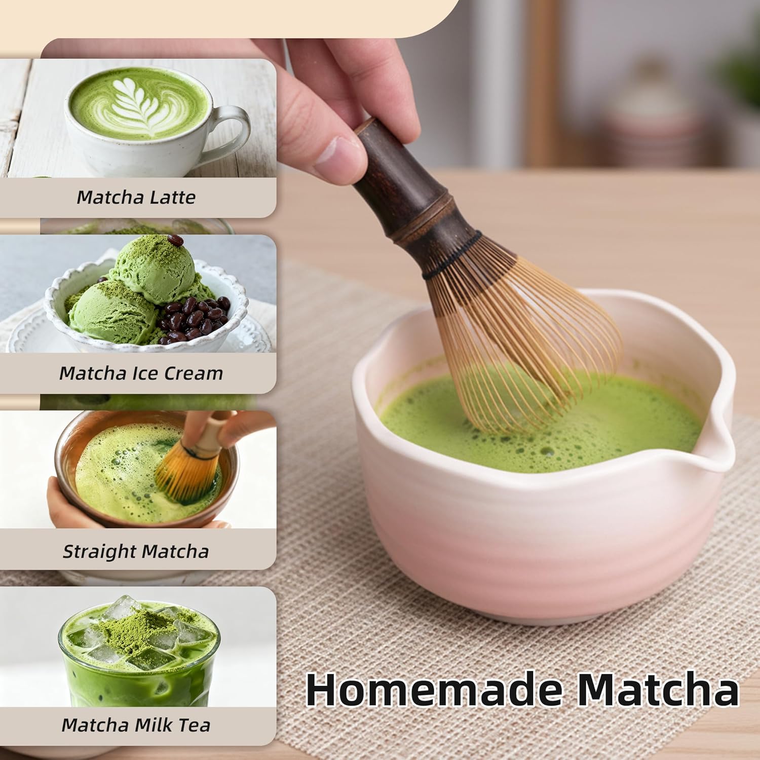 Bamboo Whisk Chasen - Shin Chasen-batidor Matcha de bambú hecho