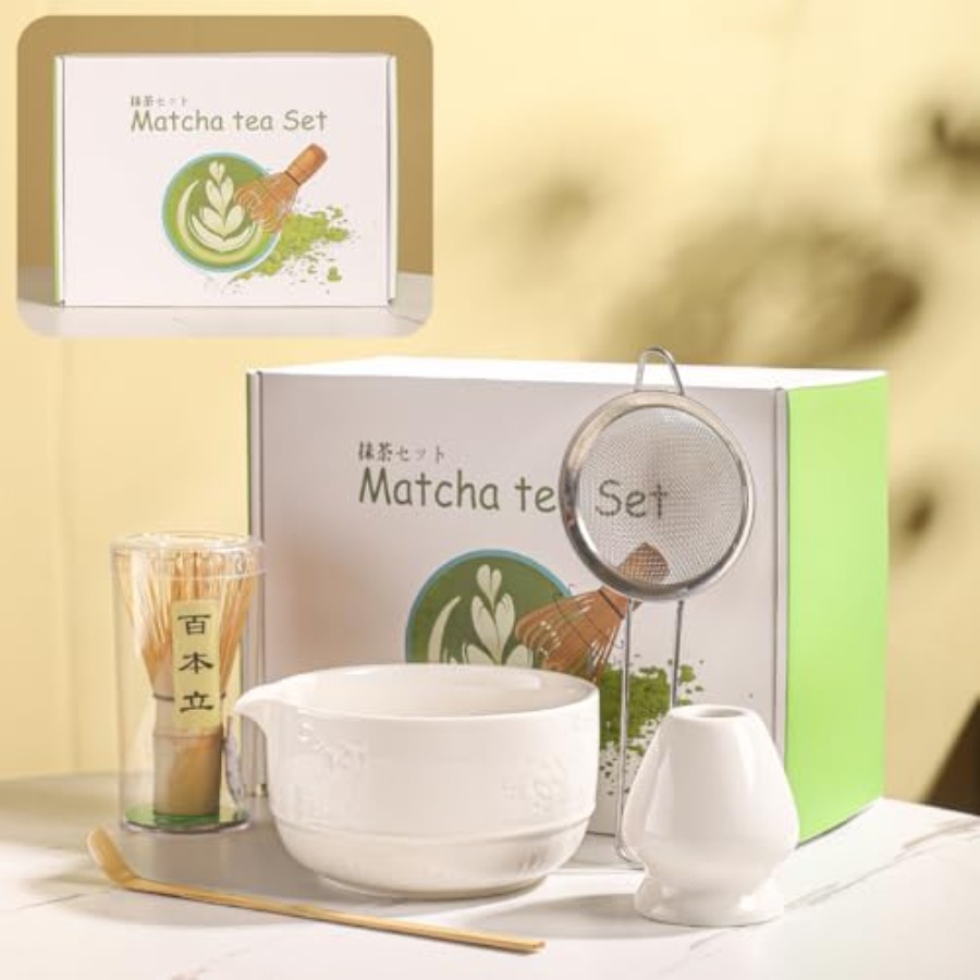 Matcha Bowl Chawan - Juego de Té Matcha, Kit de