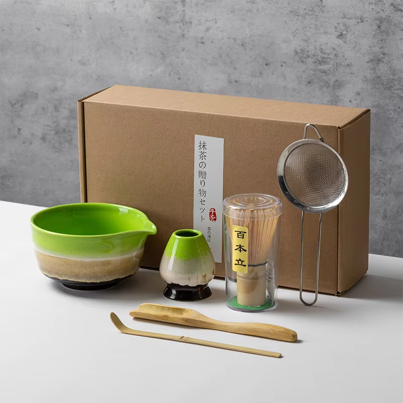 Matcha Bowl Chawan - Juego de té Matcha de estilo