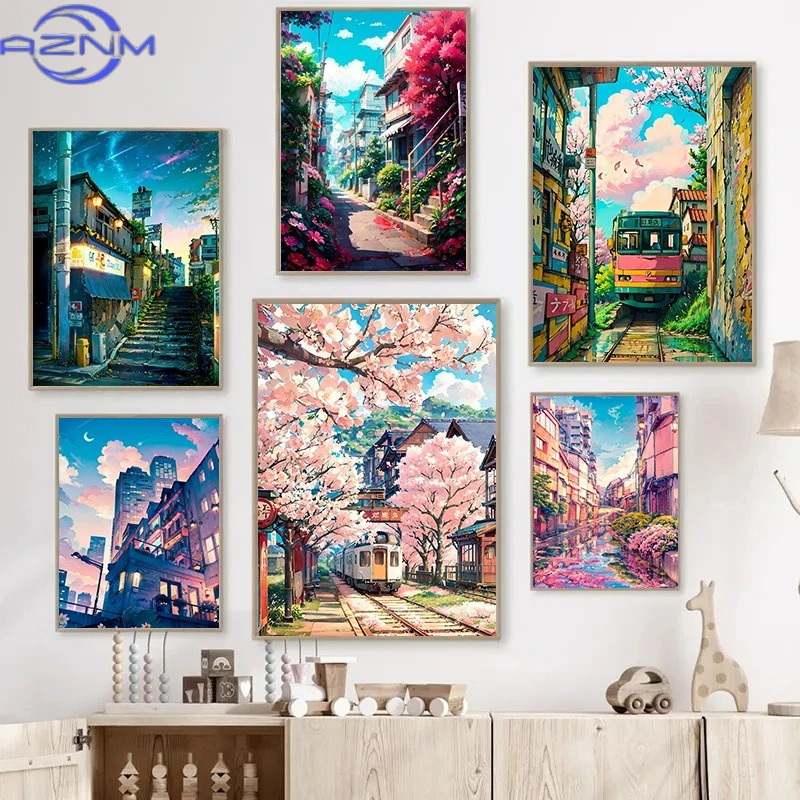 Japanese Lifestyle Home - AZNM - Póster de lienzo con