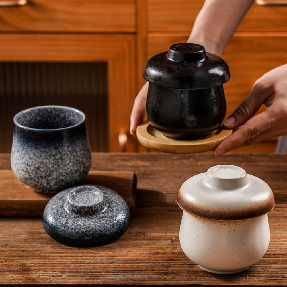 Matcha Bowl Chawan - Tazas para huevos con tapas, huevos