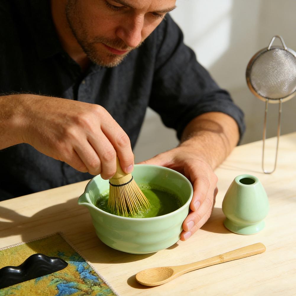 Auténtico Juego de Té Matcha J - Bamboo Whisk Chasen reseña y precio