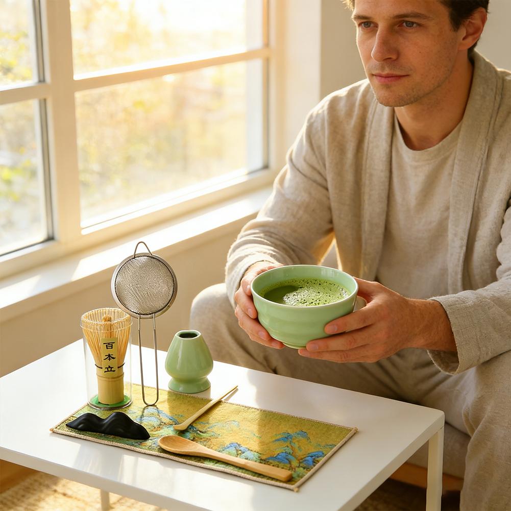 Auténtico Juego de Té Matcha J - Bamboo Whisk Chasen reseña y precio