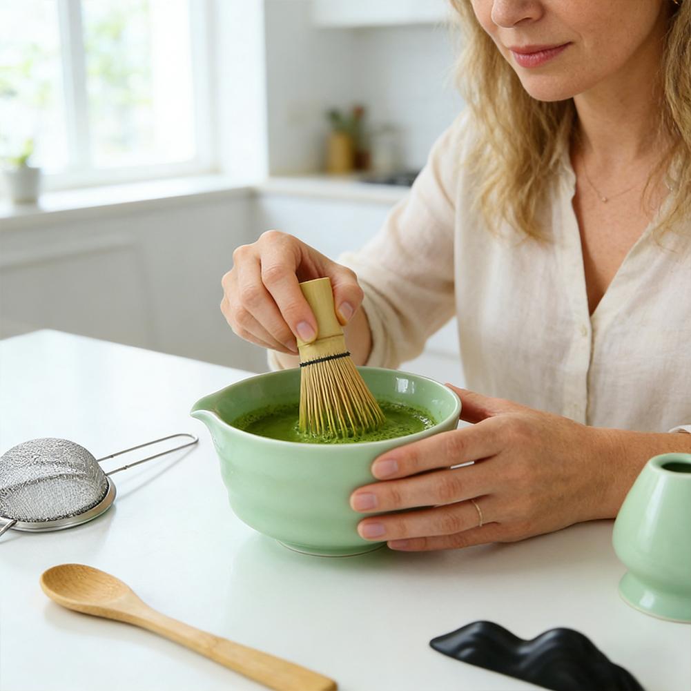 Auténtico Juego de Té Matcha J - Bamboo Whisk Chasen reseña y precio