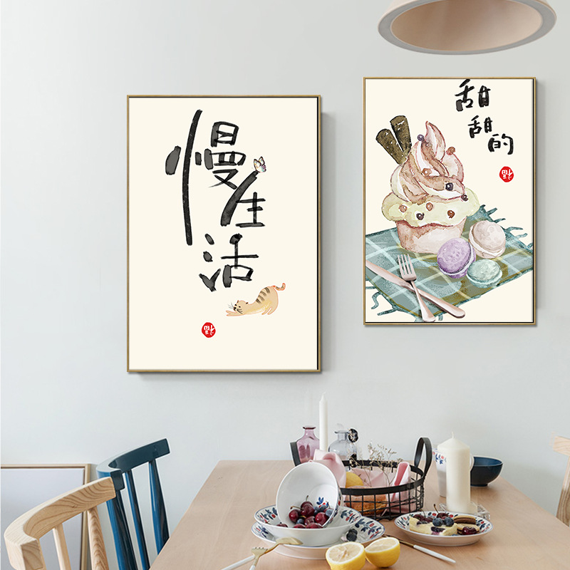 Pósteres con citas de gatos y  - Japanese Restaurant Lifestyle reseña y precio