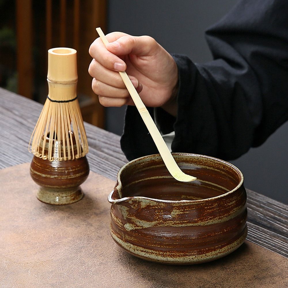 Juego de té Matcha japonés de  - Bamboo Whisk Chasen reseña y precio