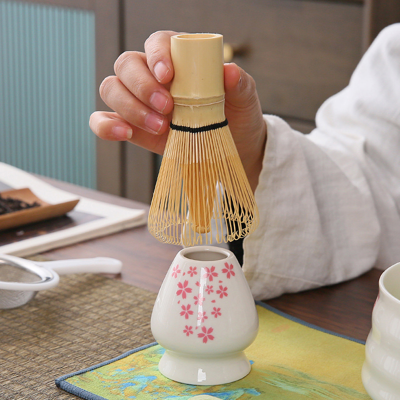 Soporte de cerámica japonesa p - Bamboo Whisk Chasen reseña y precio