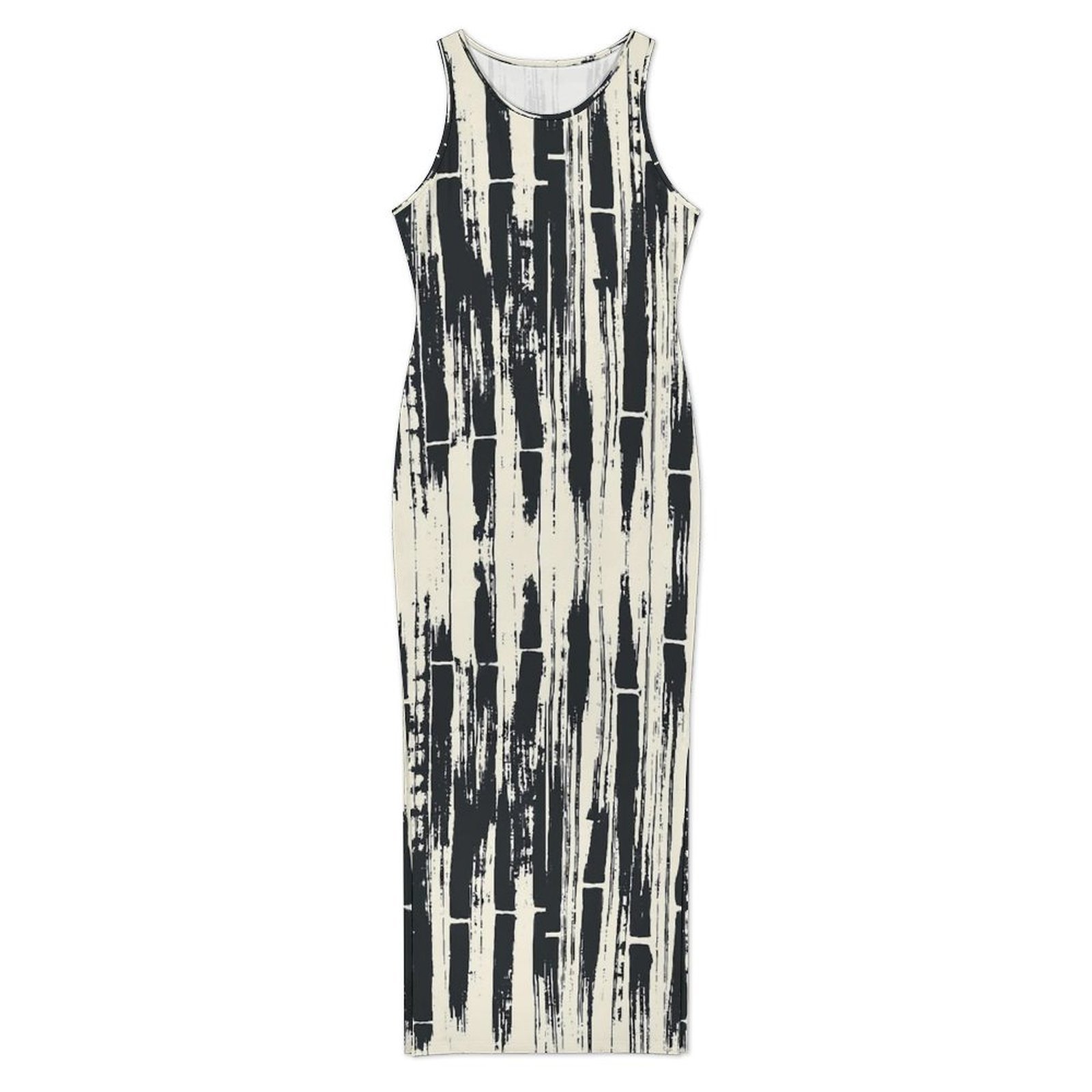 Vestido Negro Tie Dye Sin Mang - Shibori Tie Dye reseña y precio