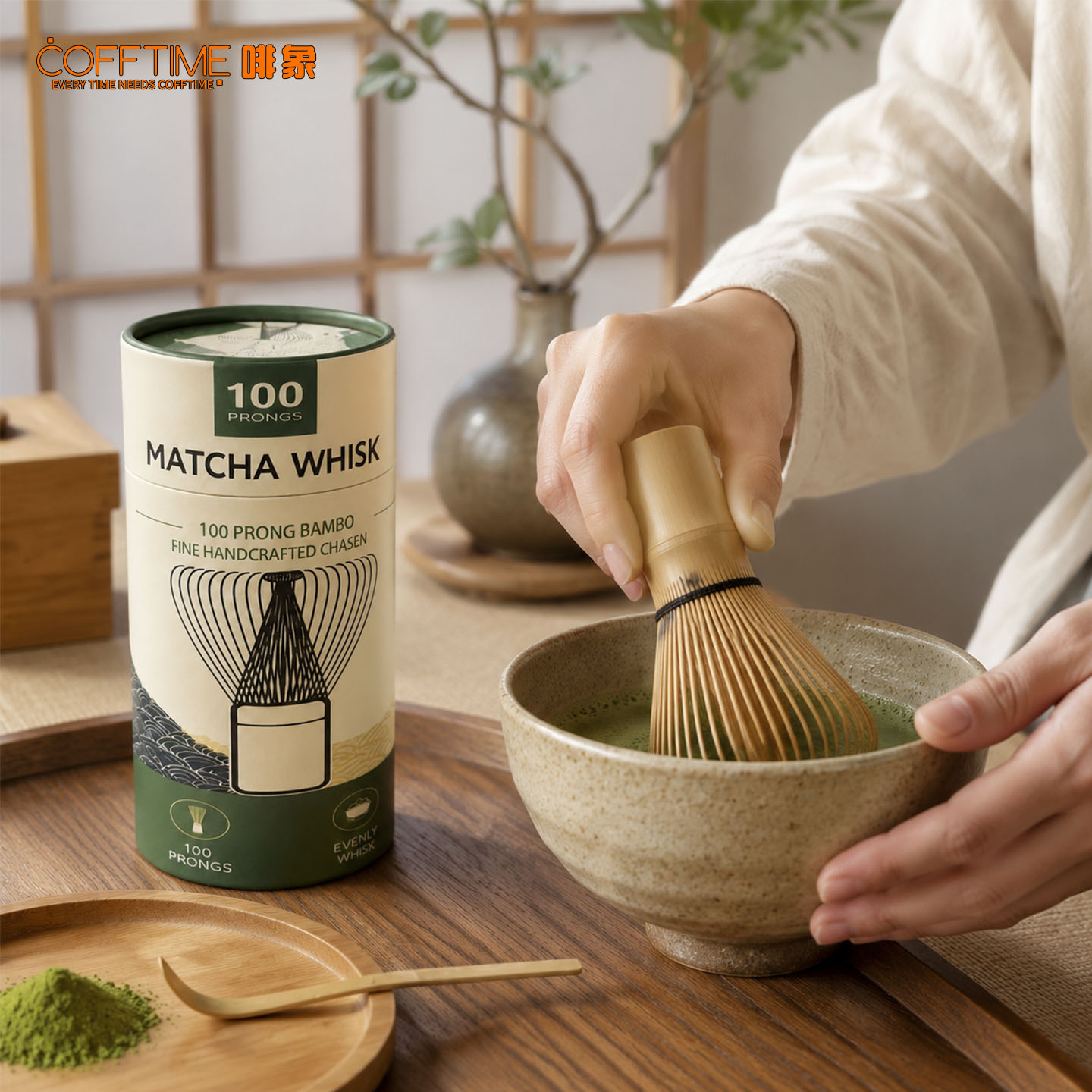 COFFTIME Batidor de Matcha de  - Bamboo Whisk Chasen reseña y precio