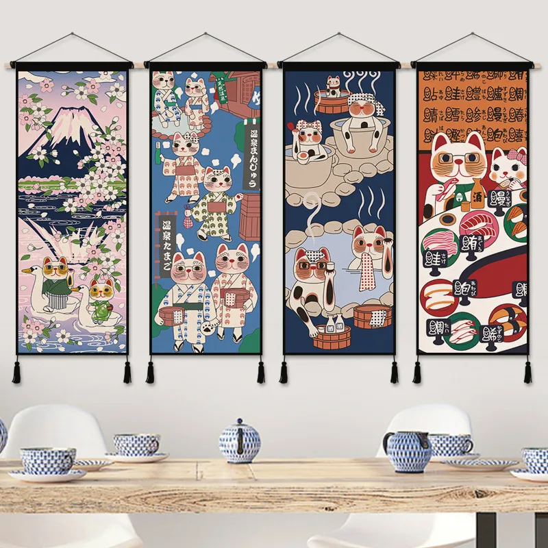 Póster artístico de tela de ga - Japanese Restaurant Lifestyle reseña y precio
